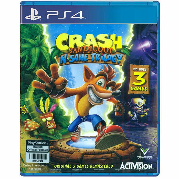 Đĩa game PS4 Crash Bandicoot Hệ Asia