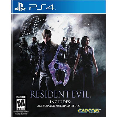 Đĩa Game PS4 Cũ Resident Evil 6