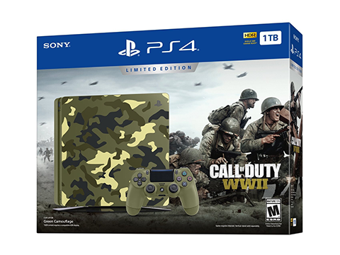 Máy PS4 Slim 1TB Call Of Duty WWII Bundle Hàng Mỹ