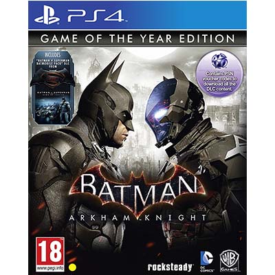 Đĩa Game PS4 Batman Arkham Knight Game of the Year Edition Hệ EU