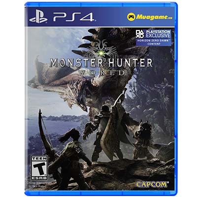 Đĩa Game PS4 Monster Hunter: World Hệ US