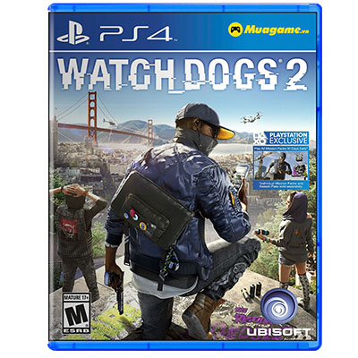 Đĩa Game PS4 Watch Dogs 2 Hệ US - New