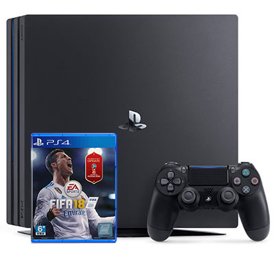 Máy PS4 Pro 1TB + Fifa 2018 Chính Hãng