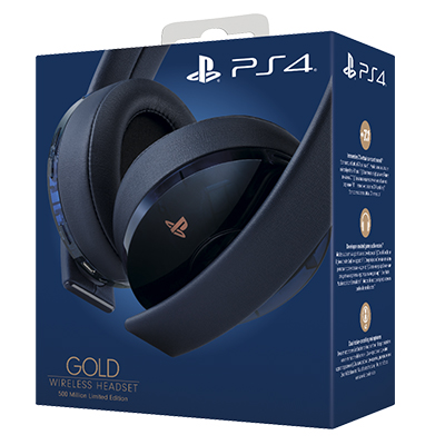 Tai Nghe Ps4 Gold Wireless Headset 500 Million Limited Edition