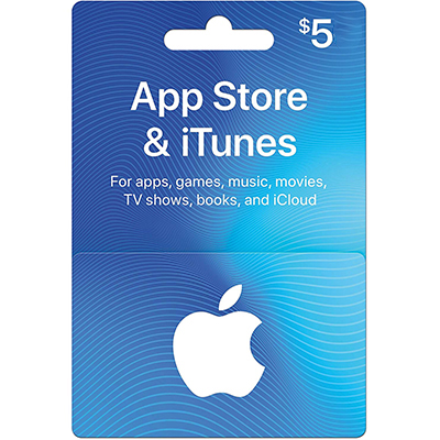Thẻ iTunes 5$ (US)