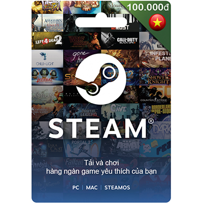 Thẻ Steam Wallet 100,000 VND