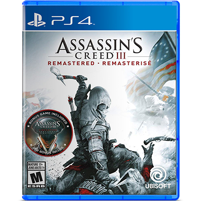 Đĩa Game PS4 Assassin&#39;s Creed III: Remastered Hệ US