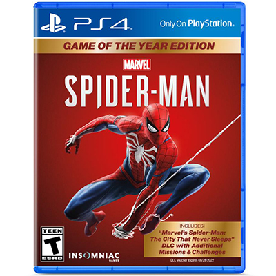 Đĩa Game PS4 Spider-Man: Game of The Year Edition Hệ US
