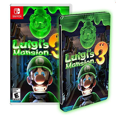 Game Nintendo Switch Luigi&#39;s Mansion 3 Steelbook Edition