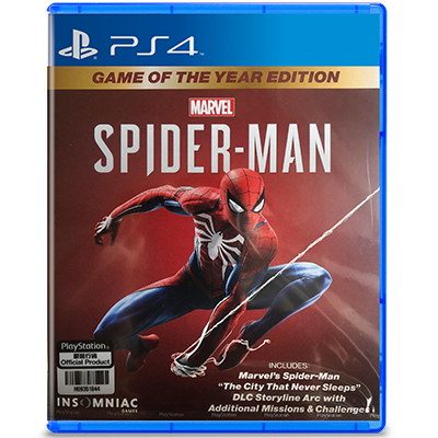 Đĩa Game PS4 Spider-Man: Game of The Year Edition Hệ Asia