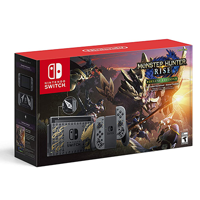 Máy Nintendo Switch Monster Hunter Rise Deluxe Edition