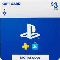 PlayStation Store Gift Card - PSN 3 USD