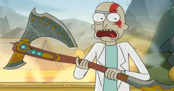 Series Rick và Morty đăng video quảng bá cho God of war Ragnarok