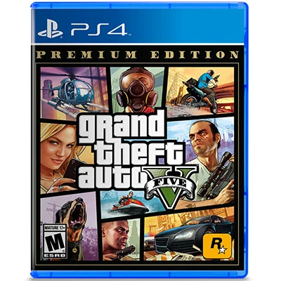 Đĩa Game GTA Grand Theft Auto V - Premium Edition - PS4