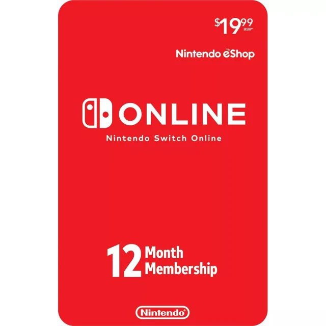 Nintendo Switch Online Gift Card - 12 Tháng
