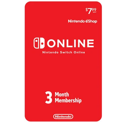 Nintendo Switch Online Gift Card - 3 Tháng